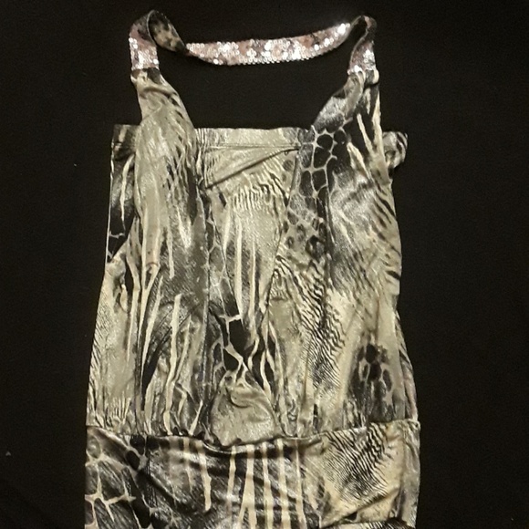 Animal print alter top blouse - Picture 1 of 6